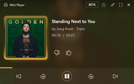 Mini player feature preview