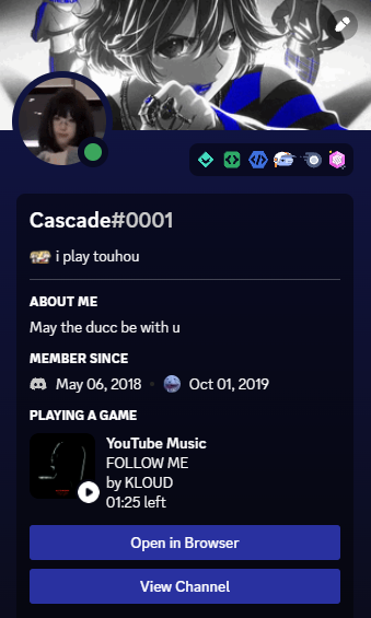 Discord Rich Presence feature preview